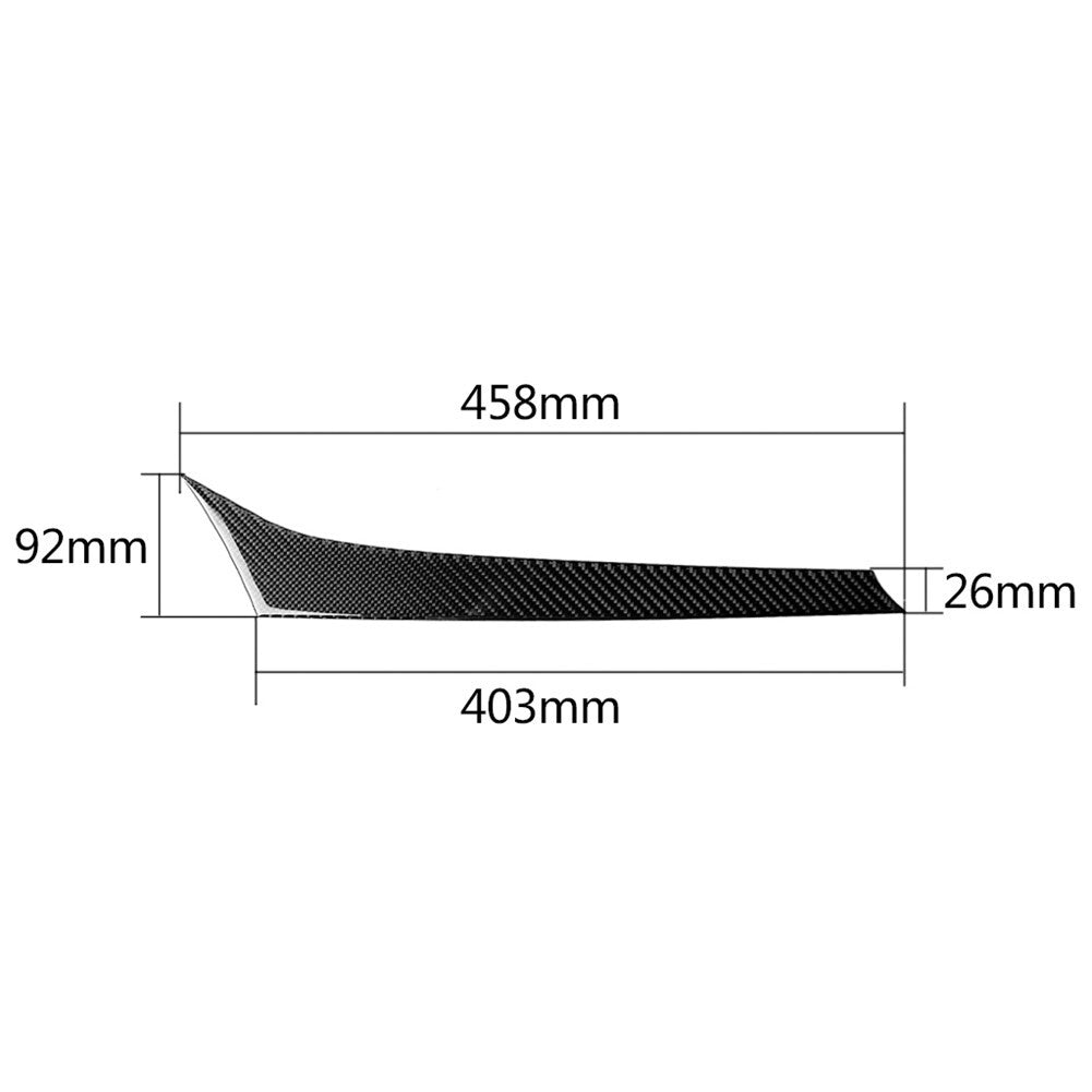 Carbon Fiber Interior Dashboard Panel Cover Trim for Alfa Romeo Giulia 2017-2019