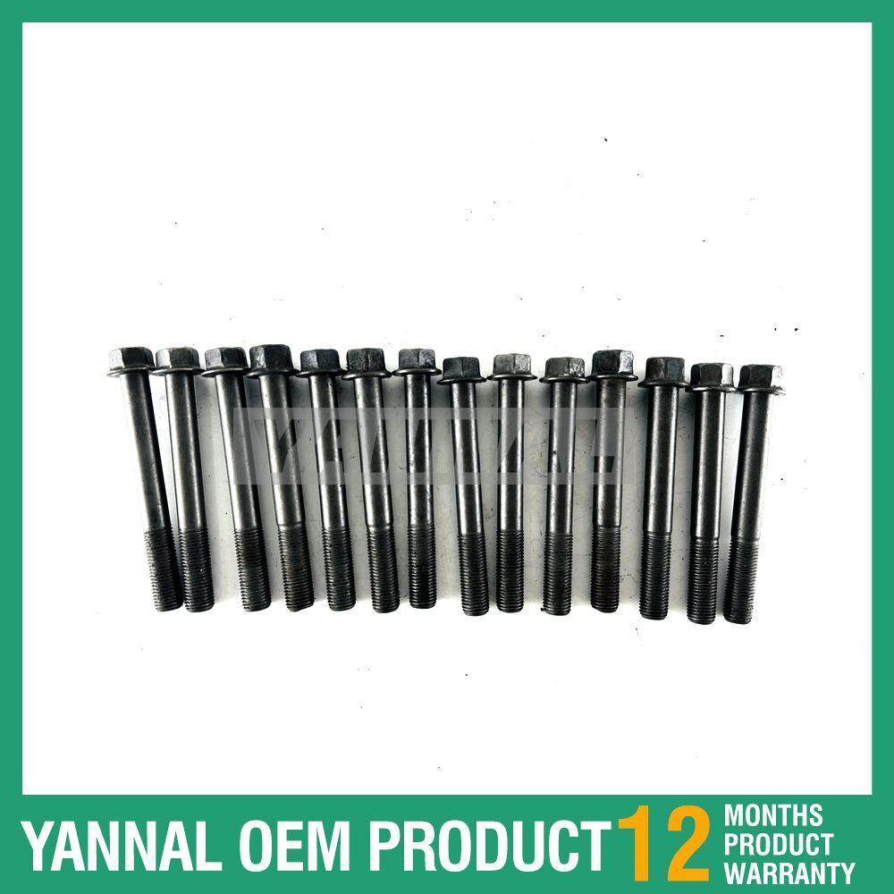 14-piece head bolt kit for Yanmar 3TNV88 diesel engine