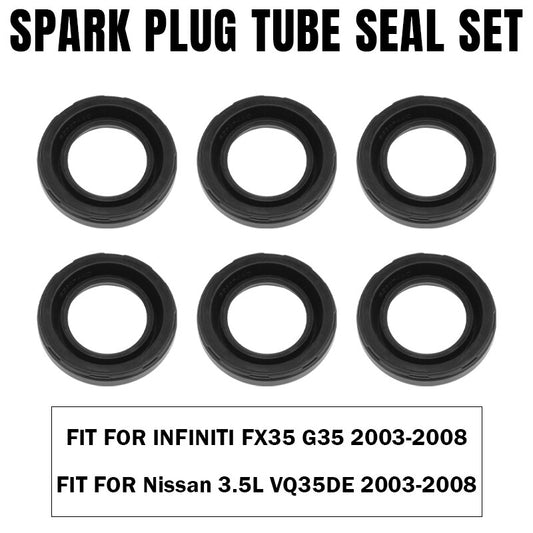 for Nissan Maxima 3.0L 3.5L for Infiniti Spark Plug Tube Seal Set Valve Cover