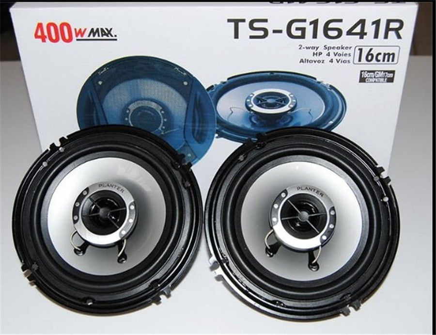 1 Pair Car Subwoofer Coaxial Component Speaker 12V 400W 6.54ohm Stereo Horn