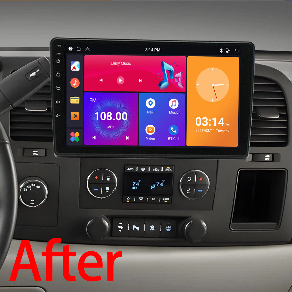 Android Carplay for Chevrolet Silverado 2007-2014 Car Stereo Radio GPS Screen BT