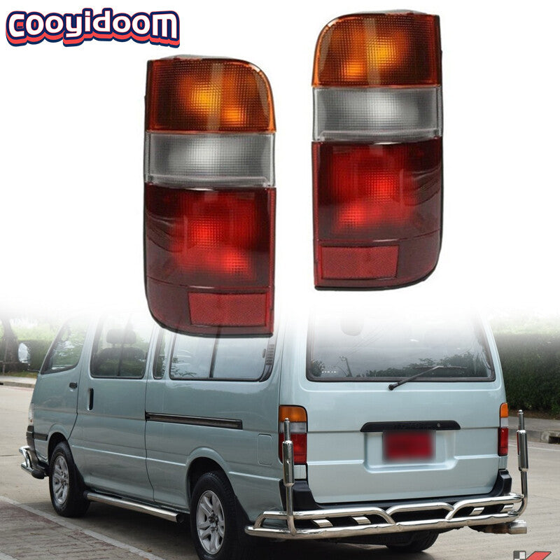 LHRH taillights for Toyota Hiace Commuter Vans LH112 and LH125 (1989-2004).