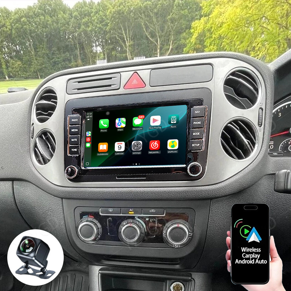 for VW for Volkswagen for Tiguan Stereo 7 Android Auto Carplay Car Radio GPS Screen DSP