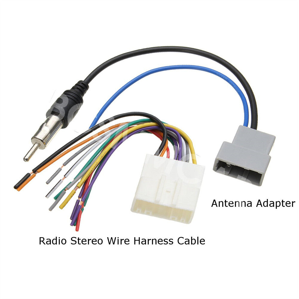 Fit for Nissan 370Z 2009-2013 Radio stereo Wire Harness Cable Antenna Adapter
