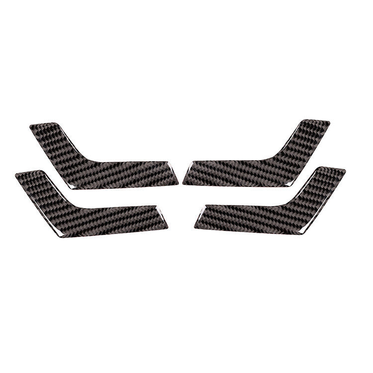 Carbon Fiber Door Handle Stickers Fit for Mercedes Benz C Class W204 C180 07-14
