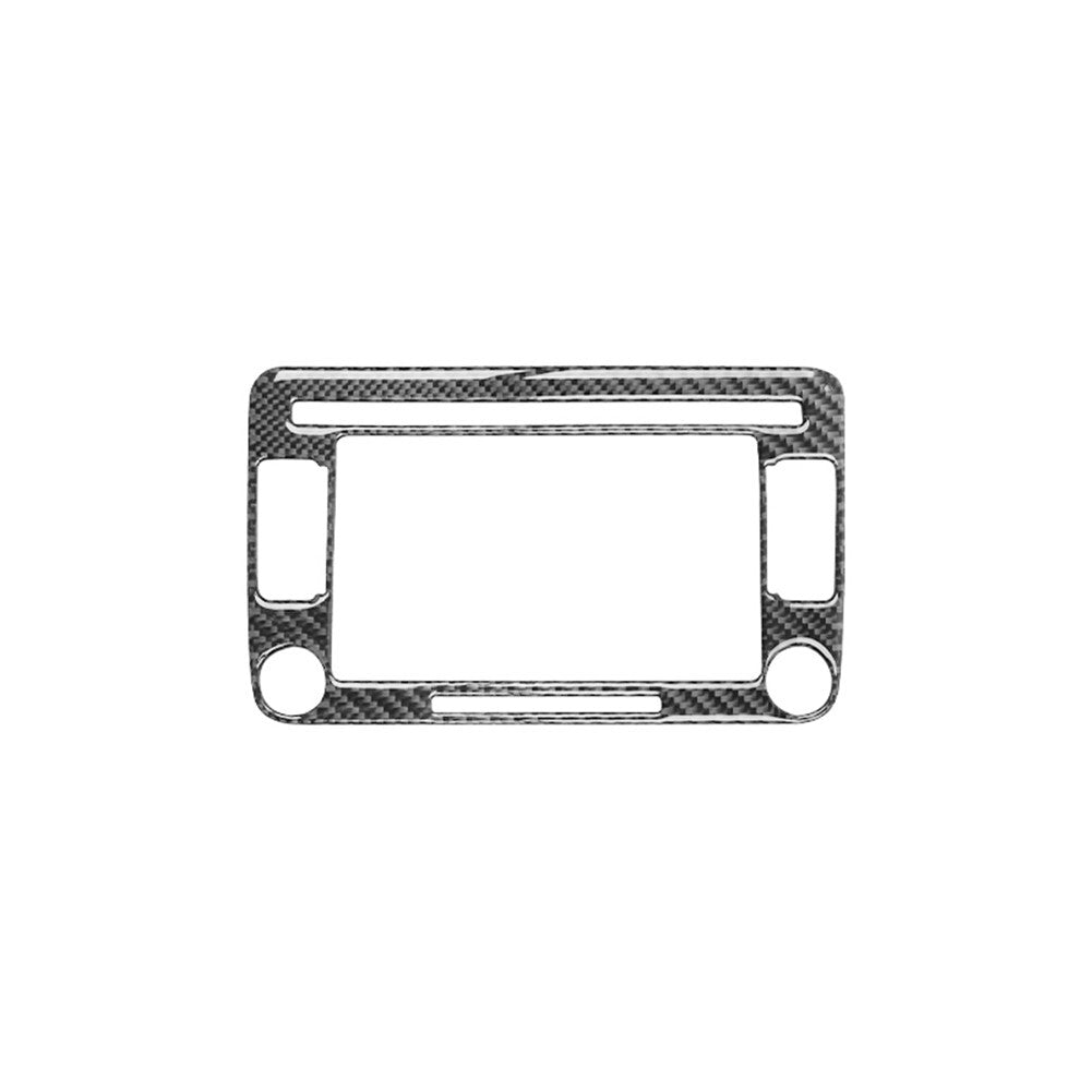 Carbon Fiber Radio With Navigation Panel Trim for Volkswagen for Jetta Sedan 2011-14