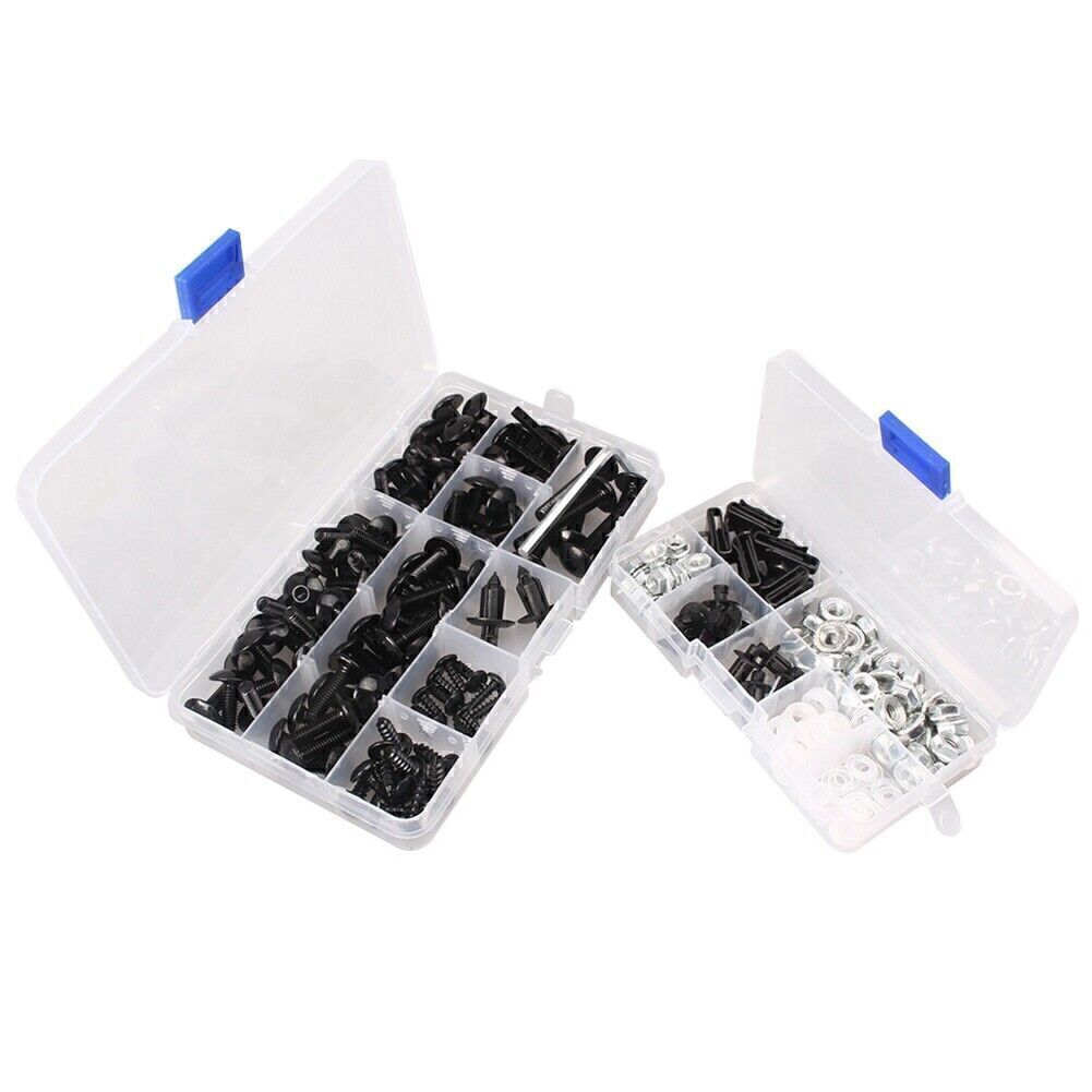Fairing Bolts Screws Universal Street Sport bike Black CNC Aluminum