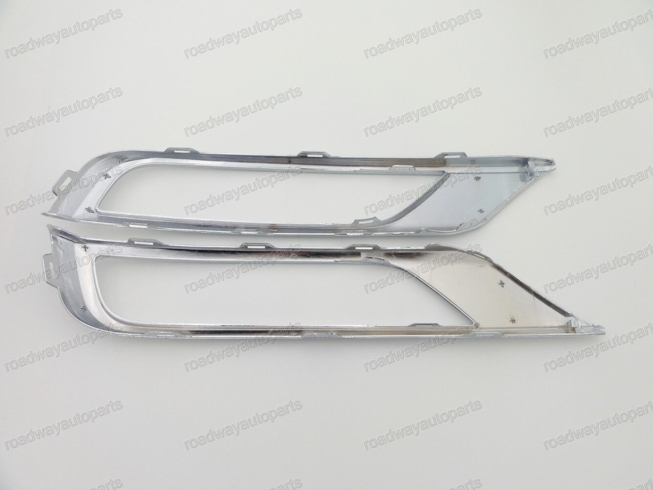 1Pair Front Fog Light Cover Chrome Molding Trim for Honda CRV CR-V UK 2015-2016