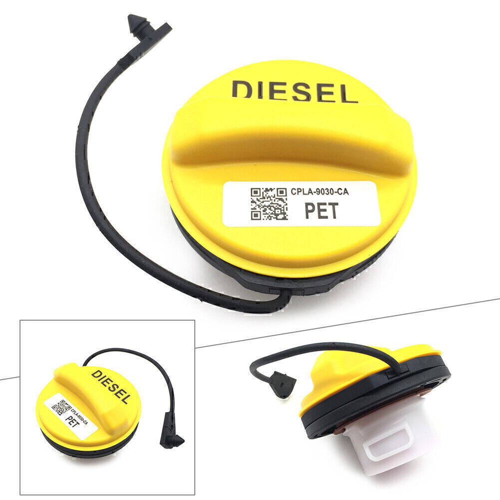 Fit for Land Rover Discovery 3 4 5 LR053666 Yellow Car ABS Diesel Fuel Filler Cap