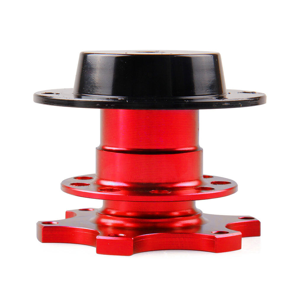 Universal Red Quick Release Adapter Snap Off Steering Wheel Boss Hub Race
