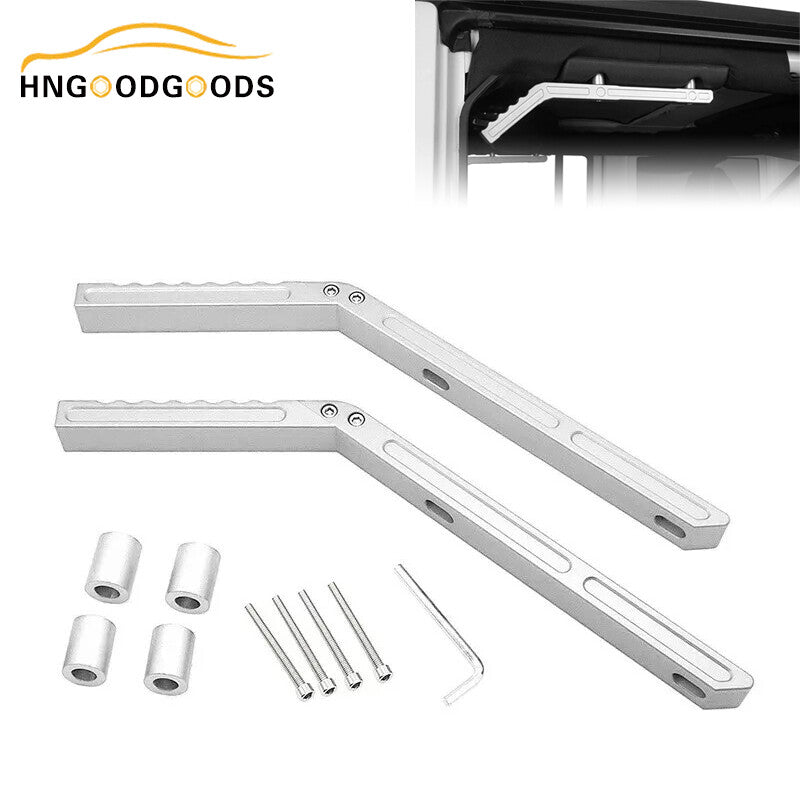 Silver rear grab handle, aluminum handle, suitable for Jeep for Wrangler JK 07-18