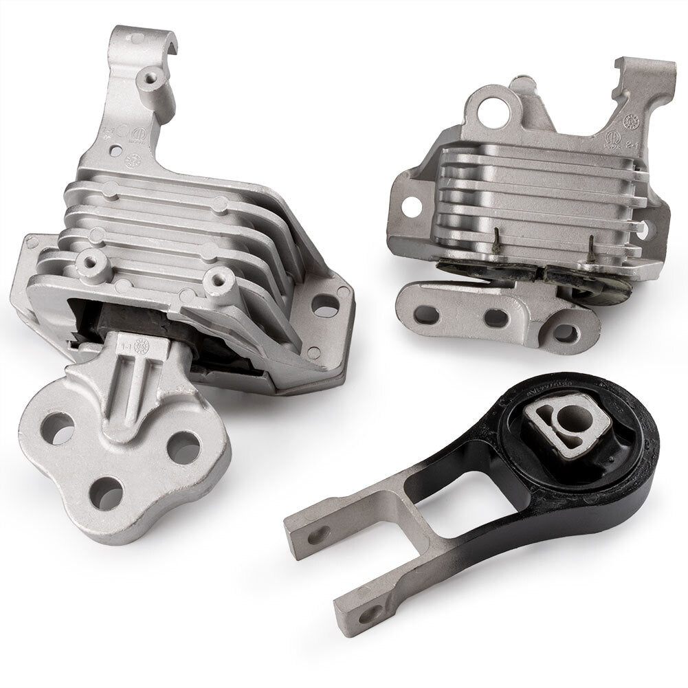 3PCS Complete Engine Motor Transmission Mount Set Fits for Jeep Cherokee 2.4L 14-19