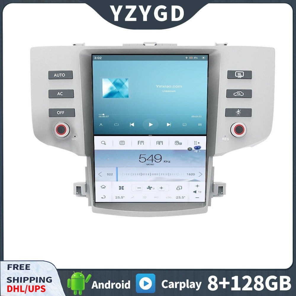 for Toyota Reiz 2005-2009 Android 2Din Car Radio CarPlay Stereo Receiver Screen