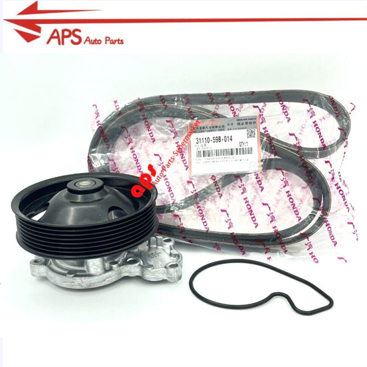 new engine water pump and belt 19200-59B-003 for Honda 2016-2021 for Civic CR-V 1.5L.