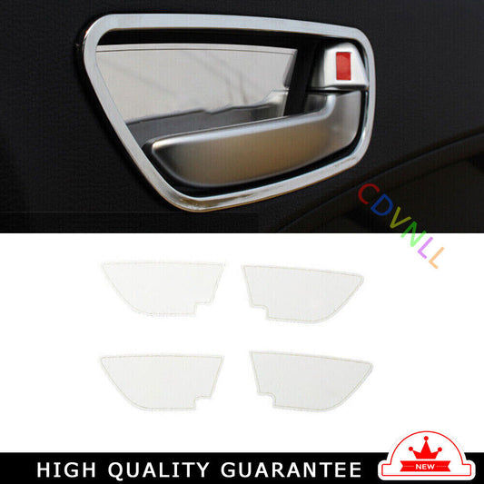 Inner Door Bowl Sticker Cover Trim 4PCS for Kia K3 Forte 2014-2018 Chrome Steel
