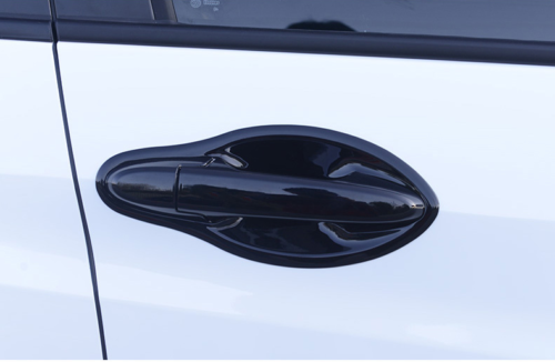 Glossy Black Exterior Side Door Handle Cover Trim for Honda HR-V Vezel 2016-2022