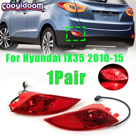 1 Pair Rear Bumper Brake Light Tail Light Stop Lamp for Hyundai IX35 2010-15