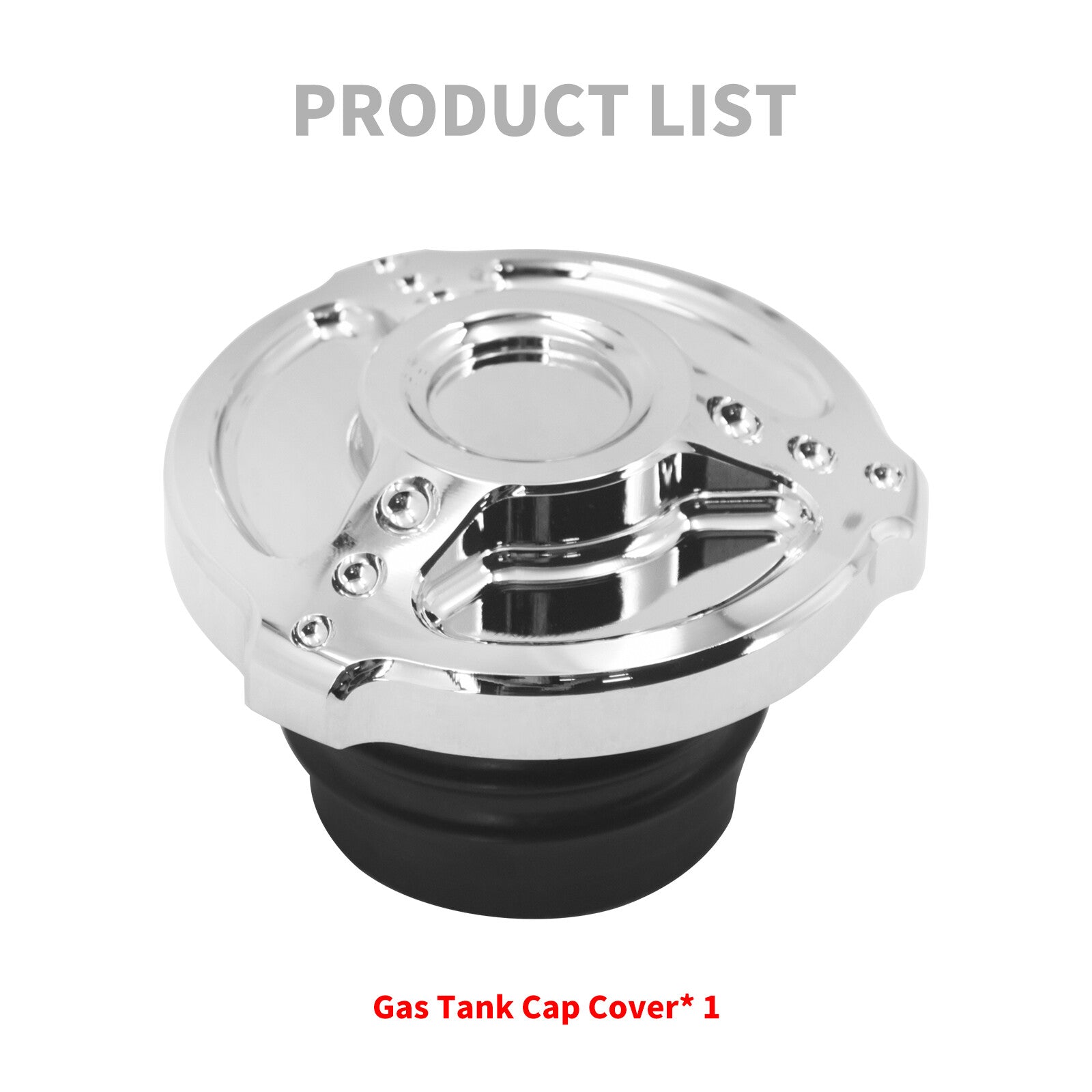 Chrome Fuel Gas Tank Cap for Harley Sportster XL883 1200 48 Dyna Touring Softail