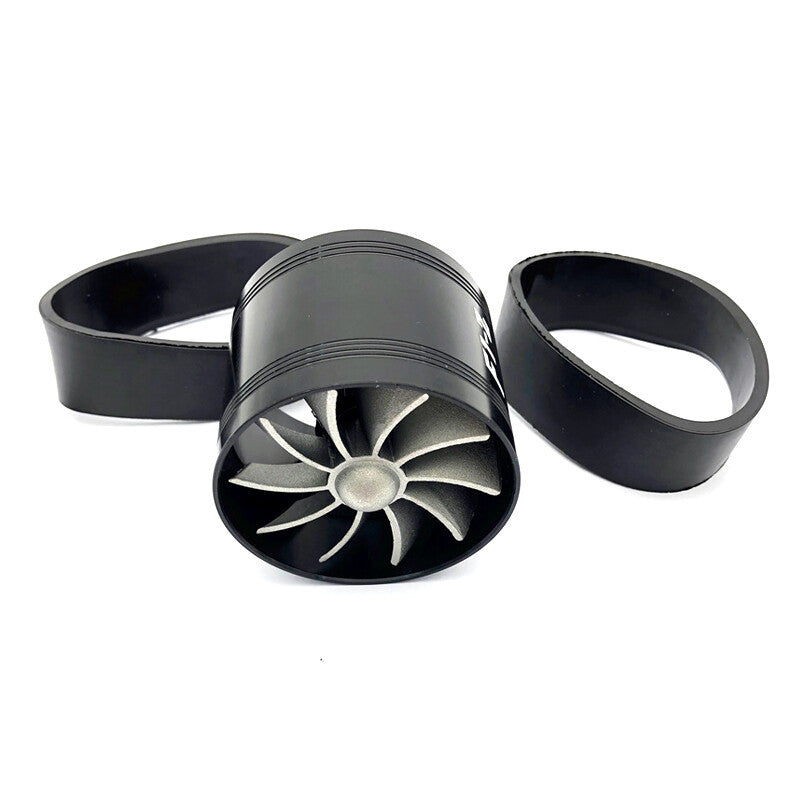 American automotive intake turbocharger single fan engine fuel-saving charger aluminum