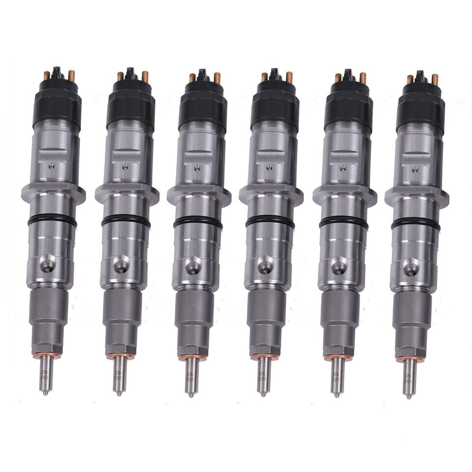 6pcs Fuel Injector 4994541 0445120199 for ISLE_EU4 Engine