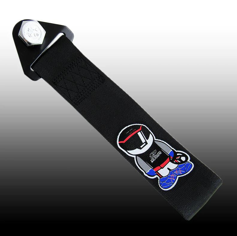 Car tow cover, trunk boot, bumper tow hook, black Mugan for Honda
