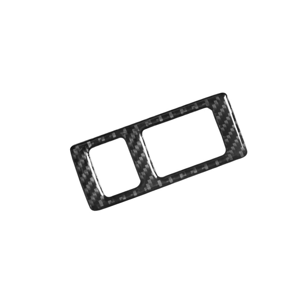 Carbon Fiber Headlight Switch Frame Trim for Land Rover Discovery Sport 2015-19