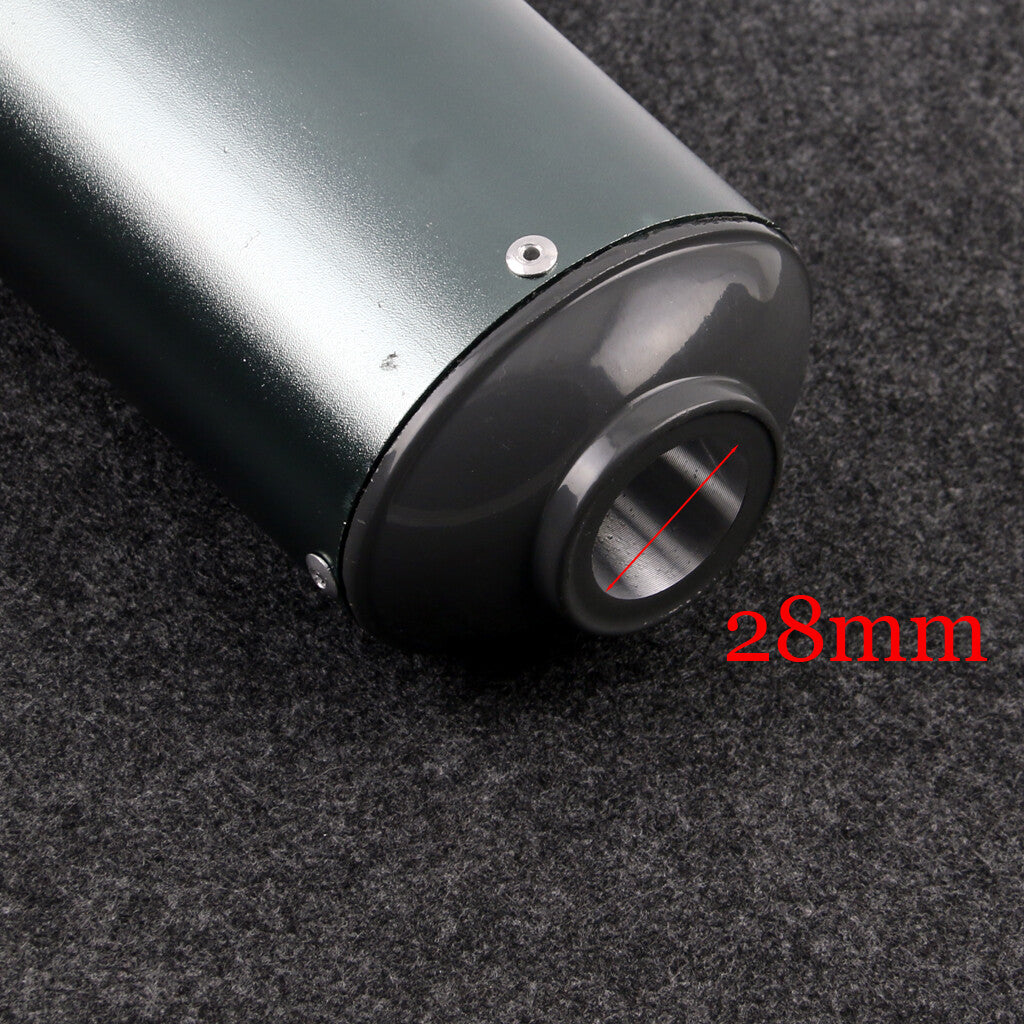 28mm Motorcycle Exhaust Muffler Pipe Dirt Pit Bike ATV for Honda for Yamaha ATV
