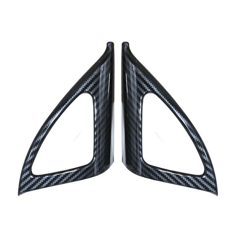 Inner A Post Speaker Frame Cover Trim 2 for Kia K3 Forte 2019-2022 Carbon Fiber