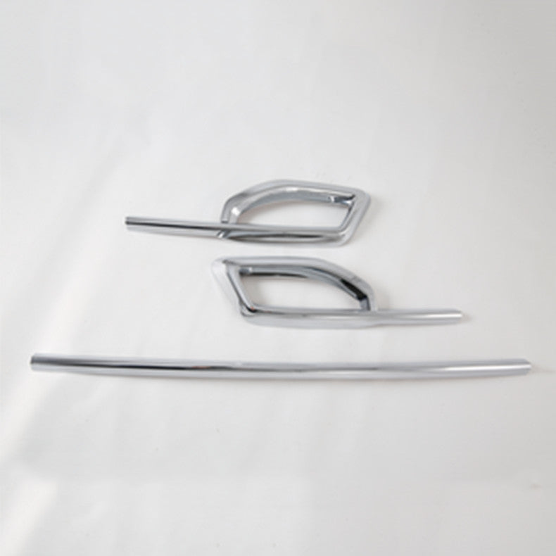 for Kia Seltos 2020-2023 Chrome Rear Bumper Moulding Cover protector Trim Guards