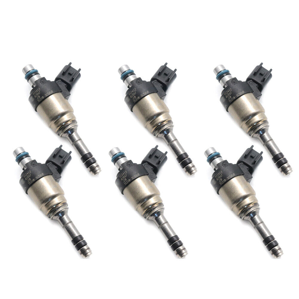 35310-3C560 6Pcs Fuel Injectors for Hyundai Azera 2014-2017 Santa for Kia Cadenza