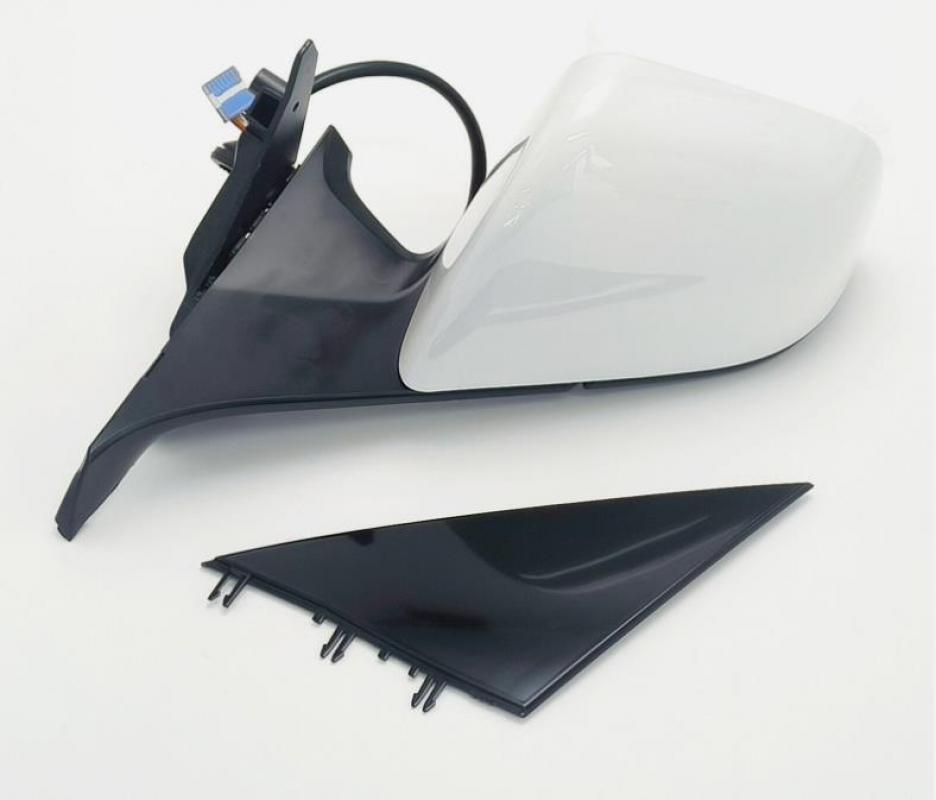 1594111-00-C for Tesla for Model Y 2020-2023 White Left Side Mirror With Anti-Glare