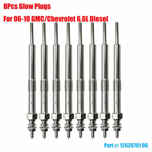 12639701 8-piece electric heating plug for 06-16 for GMC Silverado for Sierra Duramax 6.6L diesel