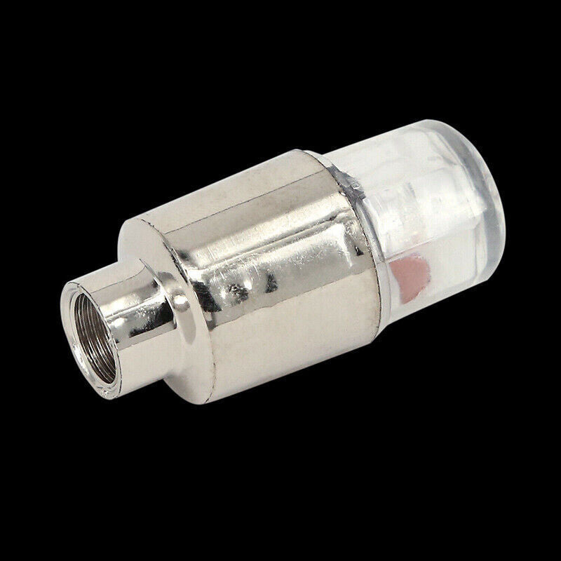 4Pcs Neon LED Wheel Tyre Tire Air Valve Stem Cap Light Lamp For Car Bike Bicycle