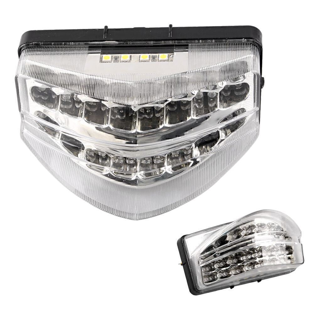 Rear Brake Turn Signals LED Stop Tail Light fit for Honda CBR600 F4i 2001-2003 White