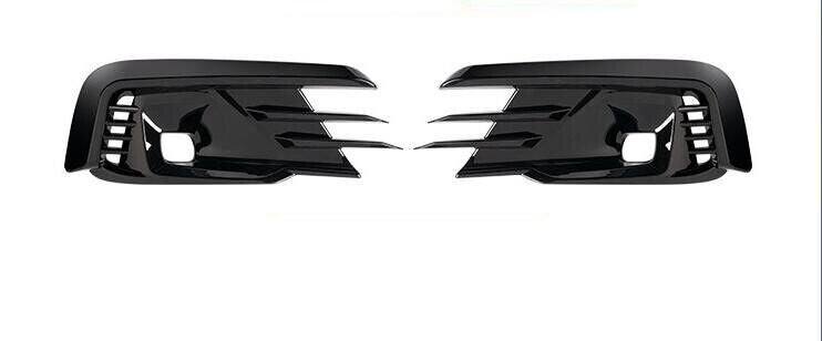 for Honda Accord 2021-2022 Gloss Black Front Fog Lamp Light Molding Cover Trim