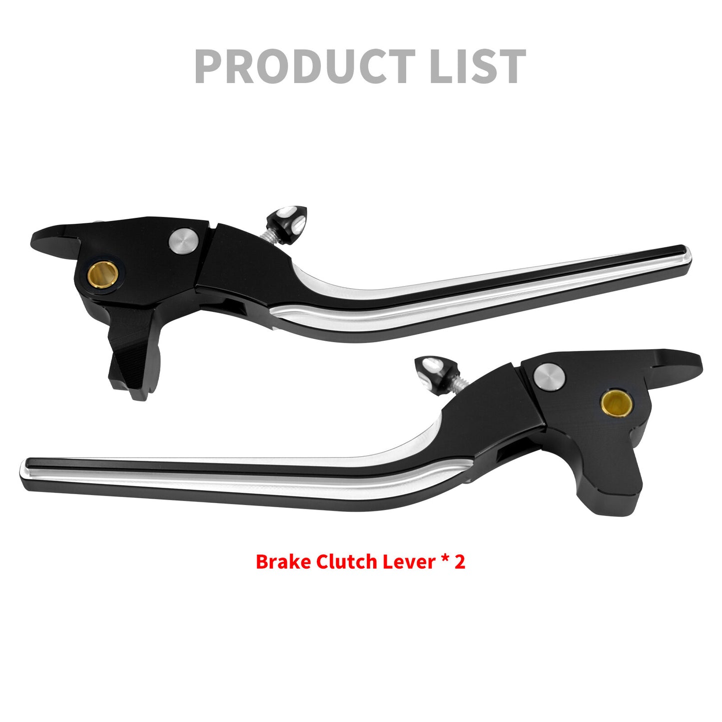 Black Brake Clutch Levers for Harley Touring Street Electra Road Glide 2017-2020