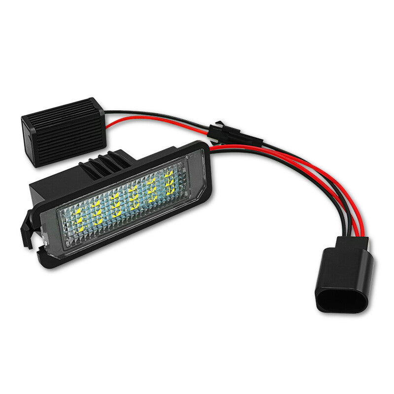 2Pcs LED License Number Plate Lights Lamps for VW for GOLF MK4 MK5 MK6 for PASSAT EOS