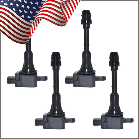 Set of 4 Ignition Coils For 2002-2006 for NISSAN ALTIMA 2.5L L4 UF350 22448-8H310