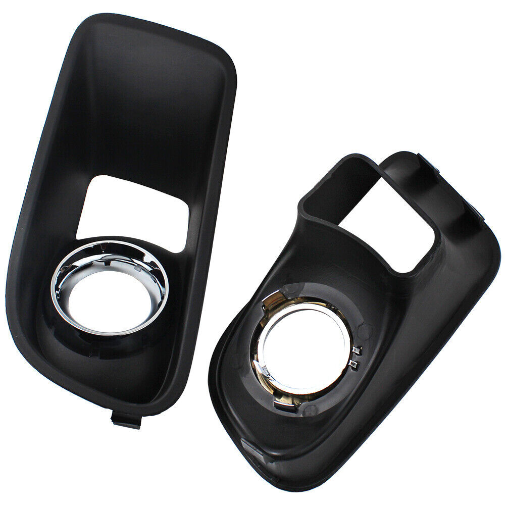 Pair Fog Light Lamp Chrome Bezel Cover Grilles for Dodge Charger SRT-8 2012-2014