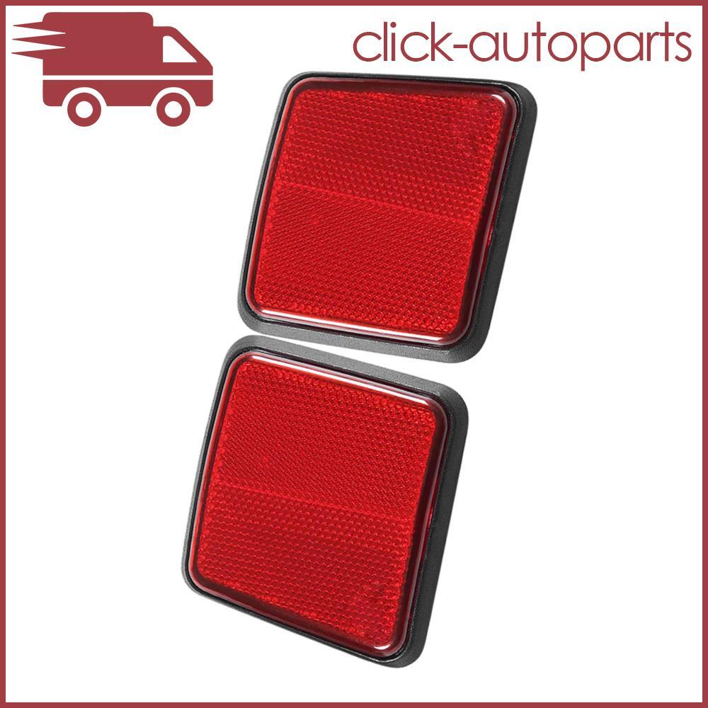 2Pcs Left Right Side Rear Bumper Reflector Panel Red For Escape 2005 2006 2007