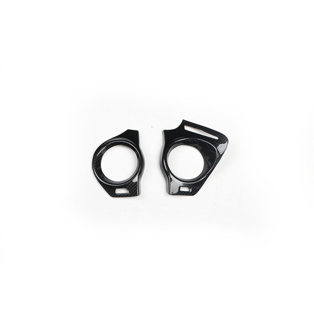 LR AC Air Outlet Vent Cover Trim Fit for Lexus IS 2006-2011 Black Carbon Fiber