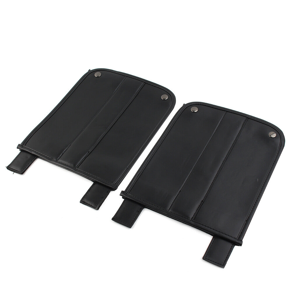 PU Leather Universal Trike Rear Fender Bra for Harley Roadsmith Motorcycle Black