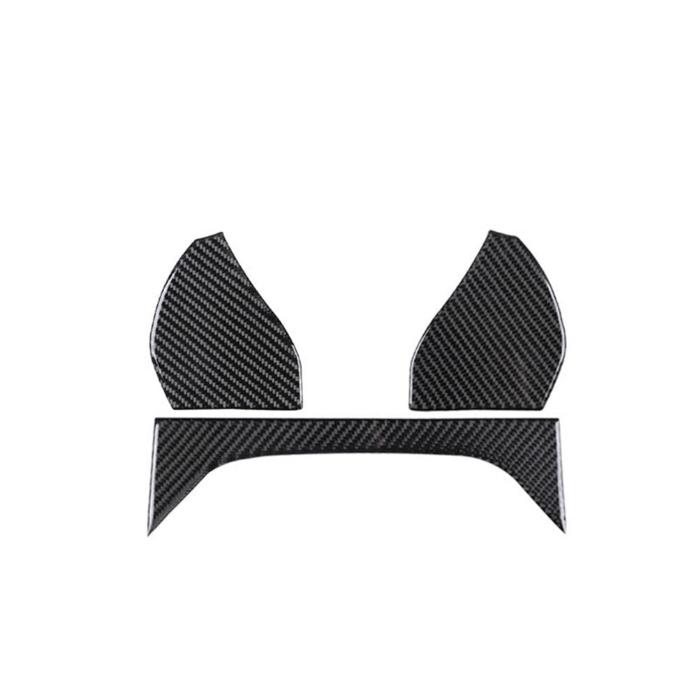 3Pcs Carbon Fiber Interior Speedometer Cover Trim for Toyota Supra A90 2019-2022