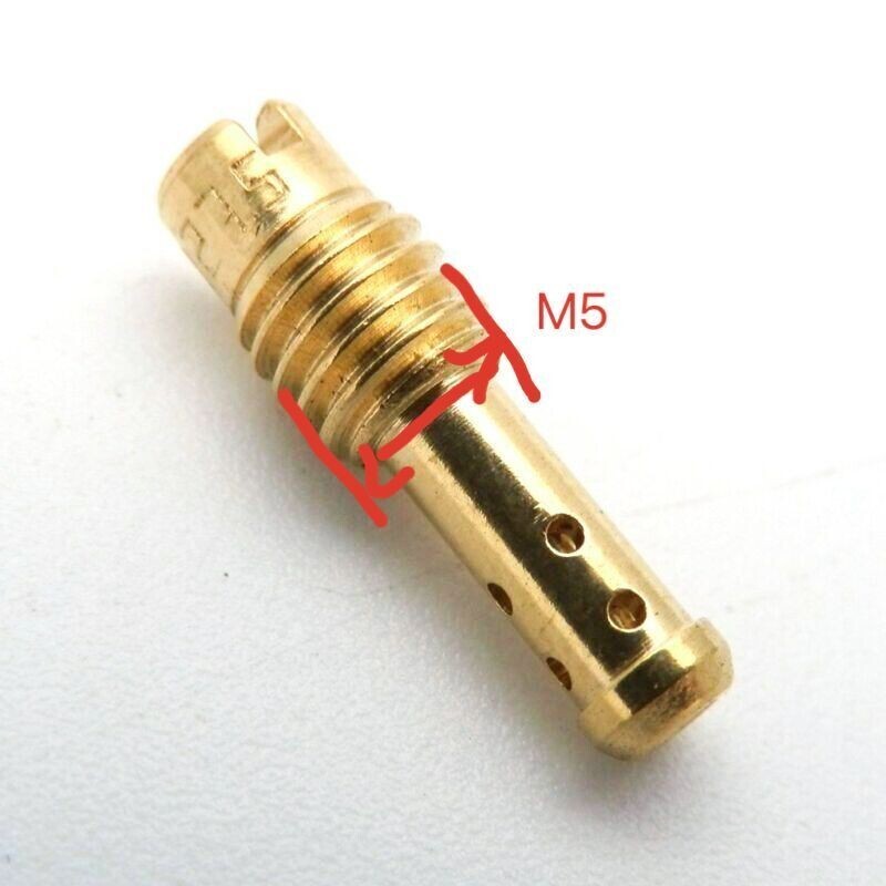 10x Carburetor Jet 8 Bleed Holes For VM/TM/TMX 10, 20, 25 ,32.5 New