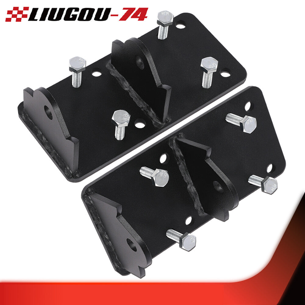 1 pair of engine mount brackets suitable for 73-98 for Chevrolet LS LSX engine replacement adapter boards.