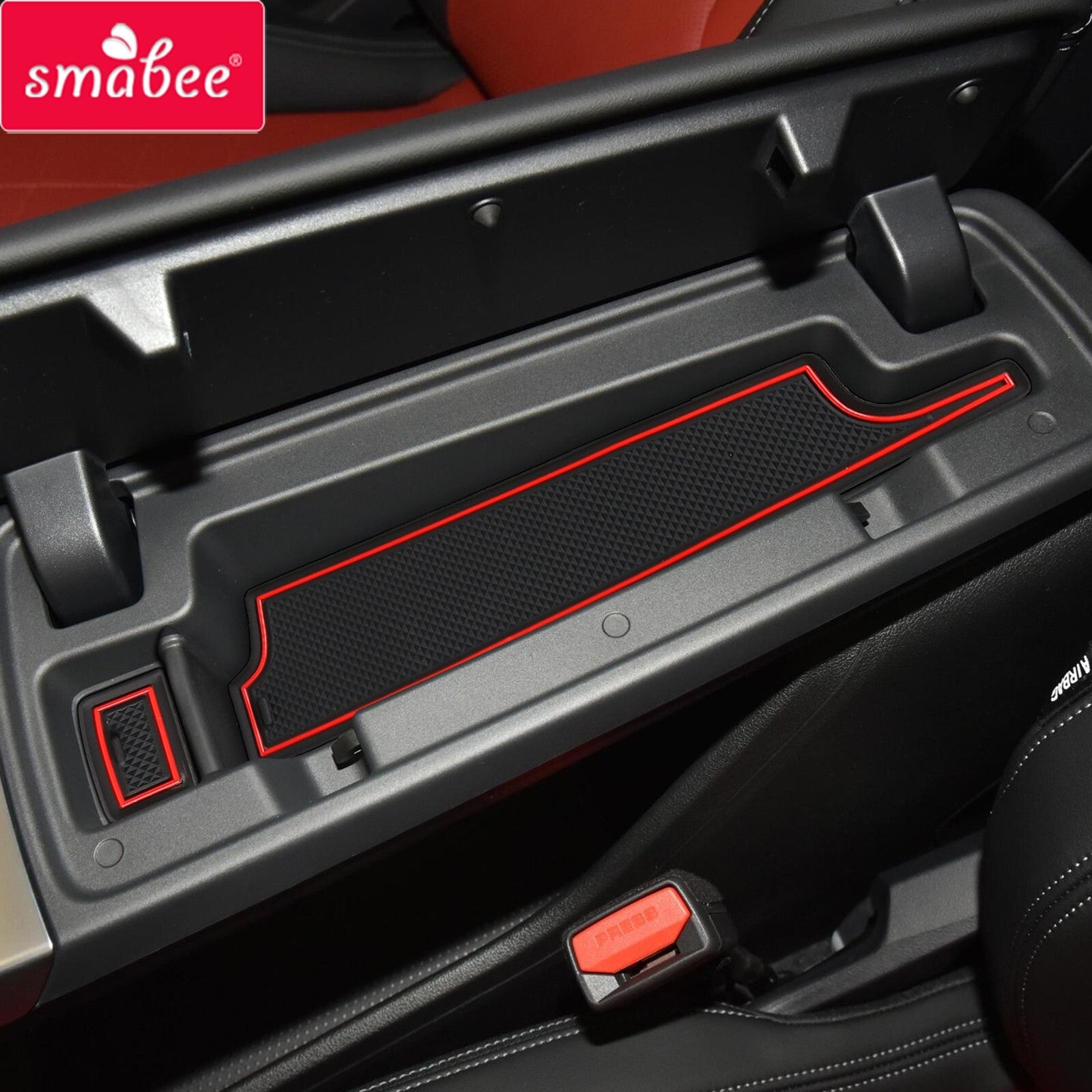 for BMW X1 2023 2024 Anti-Slip Gate Slot Cup Mat Car Pad Interior Accessorie RED