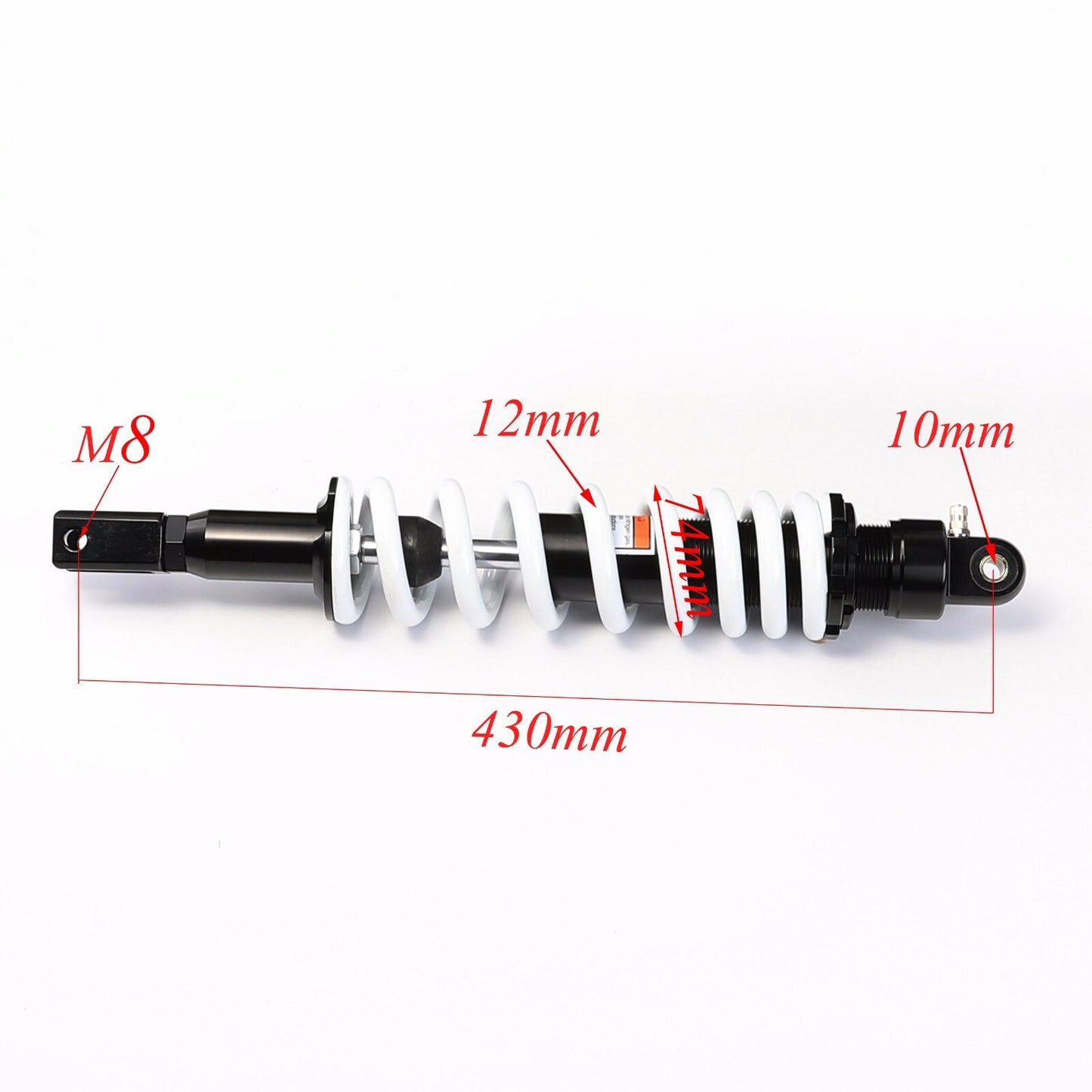 430mm rear shock absorber suitable for off-road vehicles, off-road bikes, and all-terrain vehicles.