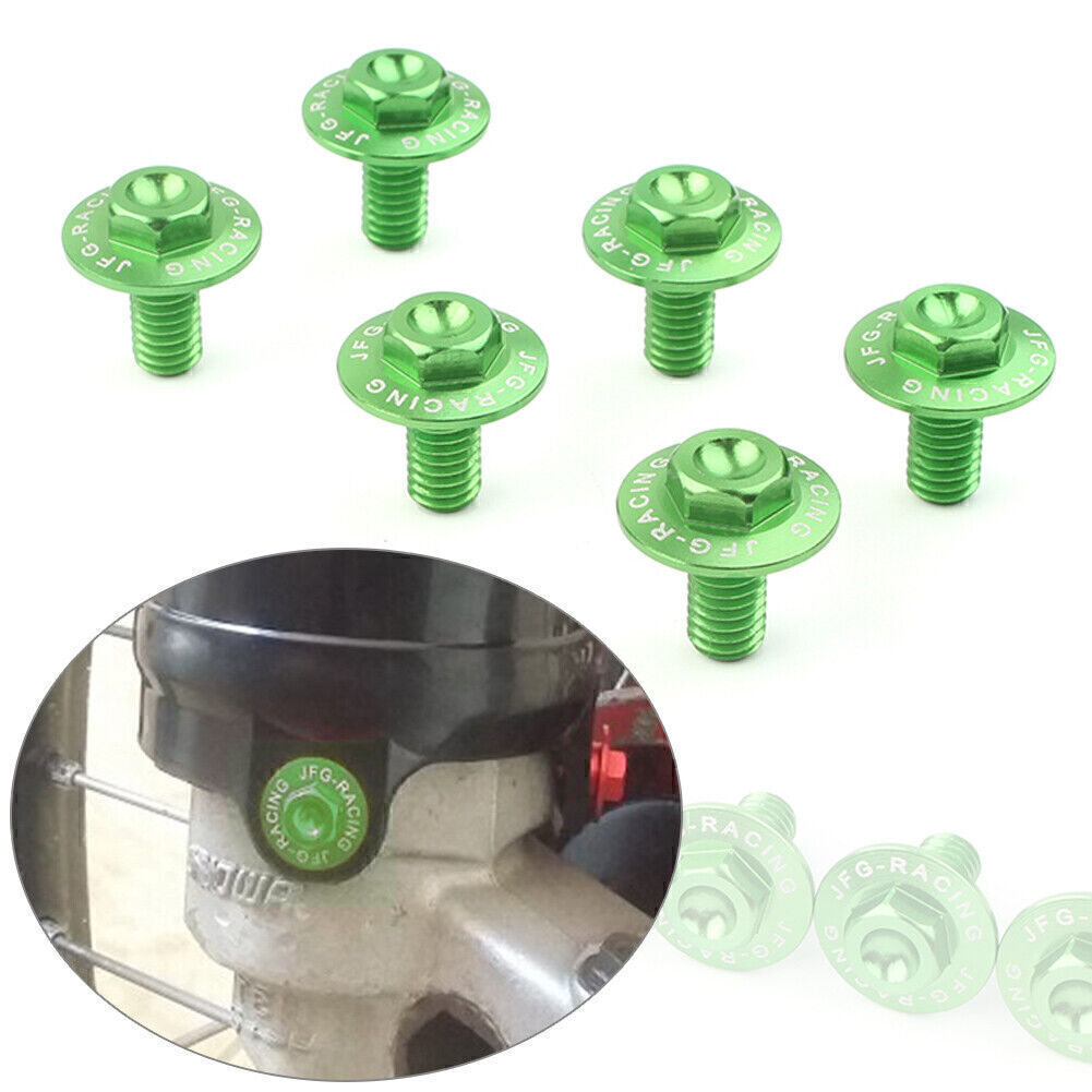 Fork Guard Bolts Screw for Kawasaki KX85 80 125 KX250F 450F KLX450R KLX250 98-16