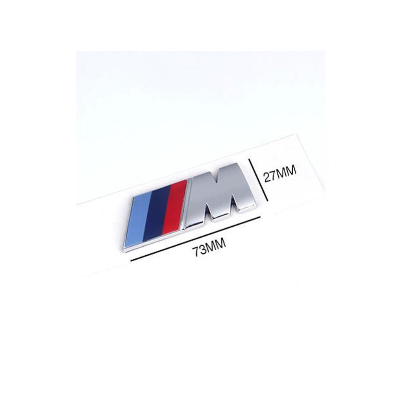 for BMW Matte silver M Serie X3M Trunk Emblem Size Middle Lettering Decal Badge
