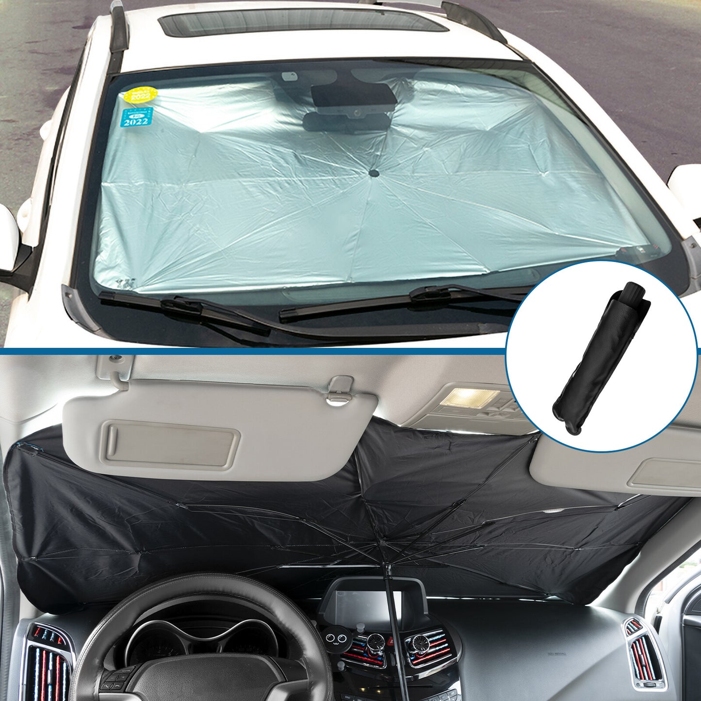 Folding Car Windshield Parasol Sunscreen UV Block Windshield